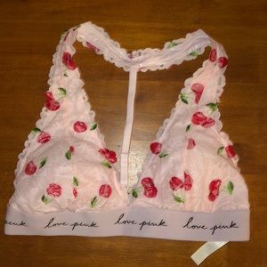 VS Pink Cherry T-back Bralette